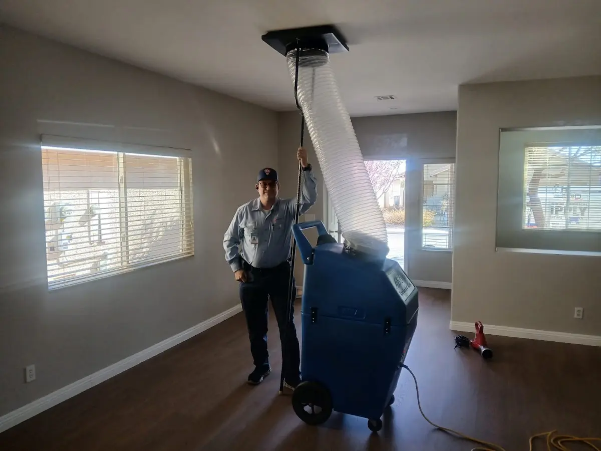 Professional Dryer Vent Cleaning work inside a St. Charles home